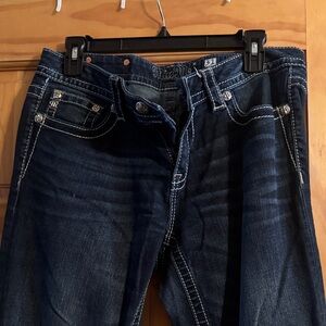 Miss Me Indigo Jeans with Rhinestone Details